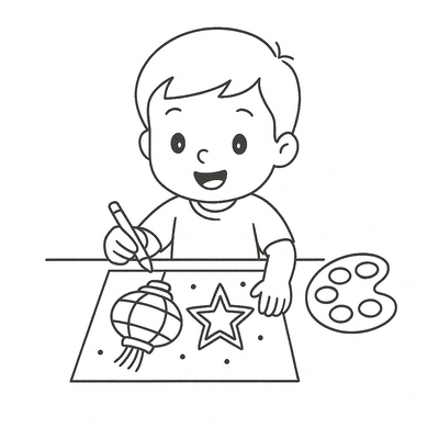 Bé Bún Coloring Practice – Cute and Creative Pages for Kids 2026