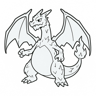 Best Lizardon Coloring Pages for Kids 2026