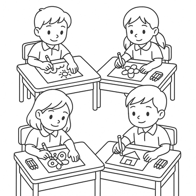 Coloring Pages for 1st Graders 2026 – Easy-to-Download Sheets
