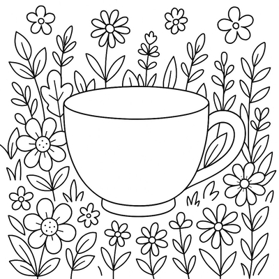 Cup Coloring Pages for Kids to Inspire Creativity 2026