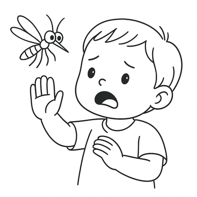 Cute Mosquito Coloring Pages for Kids 2026 – Free PDF
