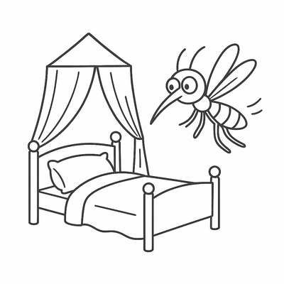 Cute Mosquito Coloring Pages for Kids 2026 – Free PDF