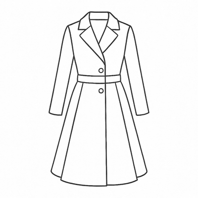 Elegant Beige Women's Trench Coat – Latest Trend 2026