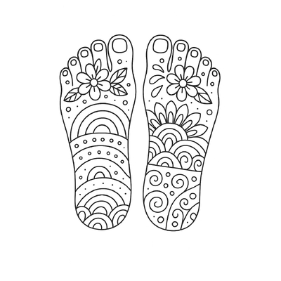 Feet Coloring Pages for Kids – Creativity and Learning 2026