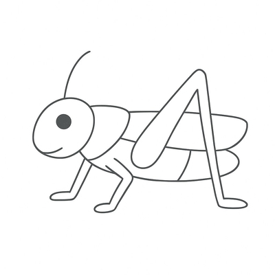 Grasshopper Coloring Pages for Kids – Creative Fun 2026
