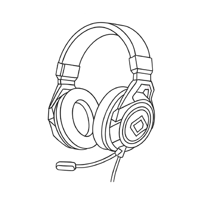 Headphone Coloring Pages for Kids 2026 – Creative Fun with Music