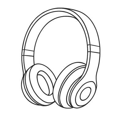 Headphone Coloring Pages for Kids 2026 – Creative Fun with Music