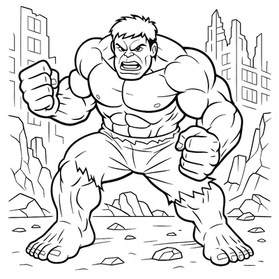 Hulk Coloring Pages – Awesome Green Giant Sheets for Kids 2026