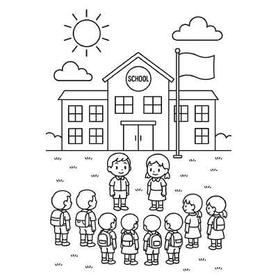 My School Coloring Pages for Kids to Inspire Creativity 2026
