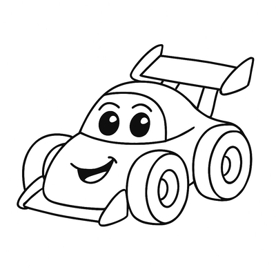 Racing Car Coloring Pages for Kids – Fun &amp; Creative Learning 2026