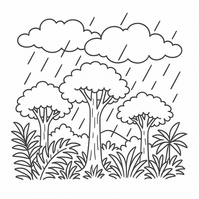 Rain Cloud Coloring Pages for Kids to Inspire Creativity 2026