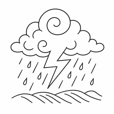 Rain Cloud Coloring Pages for Kids to Inspire Creativity 2026