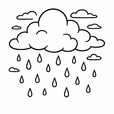 Rain Cloud Coloring Pages for Kids to Inspire Creativity 2026