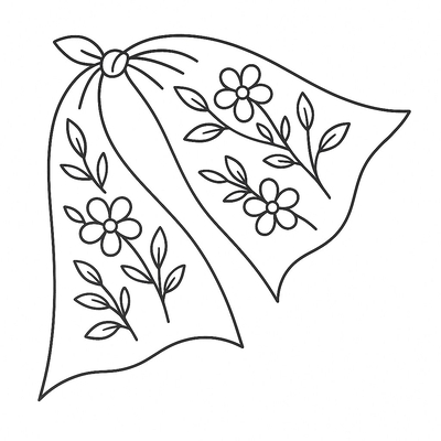 Scarf Coloring Pages for Kids 2026 – Cute and Easy Designs