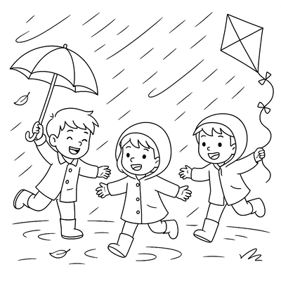Storm and Wind Coloring Pages for Kids to Inspire Creativity 2026