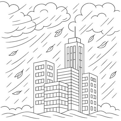 Storm and Wind Coloring Pages for Kids to Inspire Creativity 2026