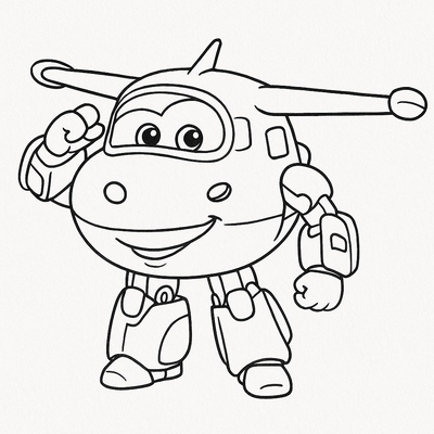 Super Wings Coloring Pages for Kids – Creative and Fun 2026