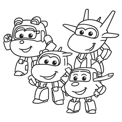 Super Wings Coloring Pages for Kids – Creative and Fun 2026