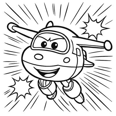 Super Wings Coloring Pages for Kids – Creative and Fun 2026