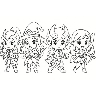 The Best Arena of Valor Coloring Pages for Kids 2026