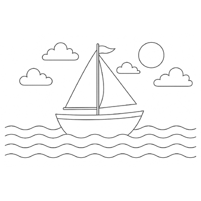 The Most Beautiful and Creative Boat Coloring Pages for Kids 2026