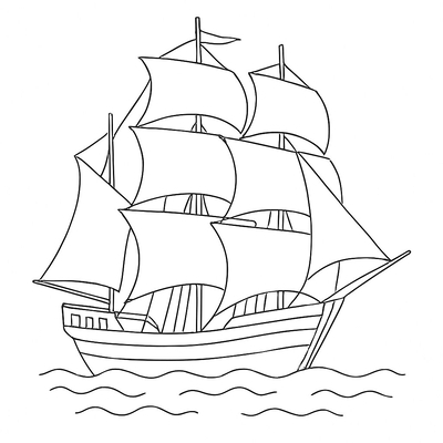 The Most Beautiful and Creative Boat Coloring Pages for Kids 2026