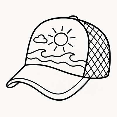 The Most Creative Baseball Cap Coloring Pages for Kids 2026