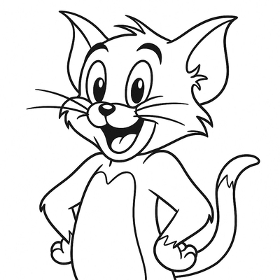 Tom Cat Coloring Pages for Kids to Learn and Create 2026