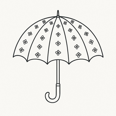Umbrella Coloring Pages for Kids – Creativity and Learning 2026