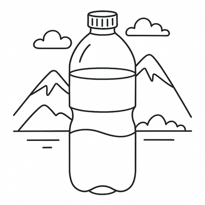 Water Bottle Coloring Pages for Kids to Learn and Create 2026