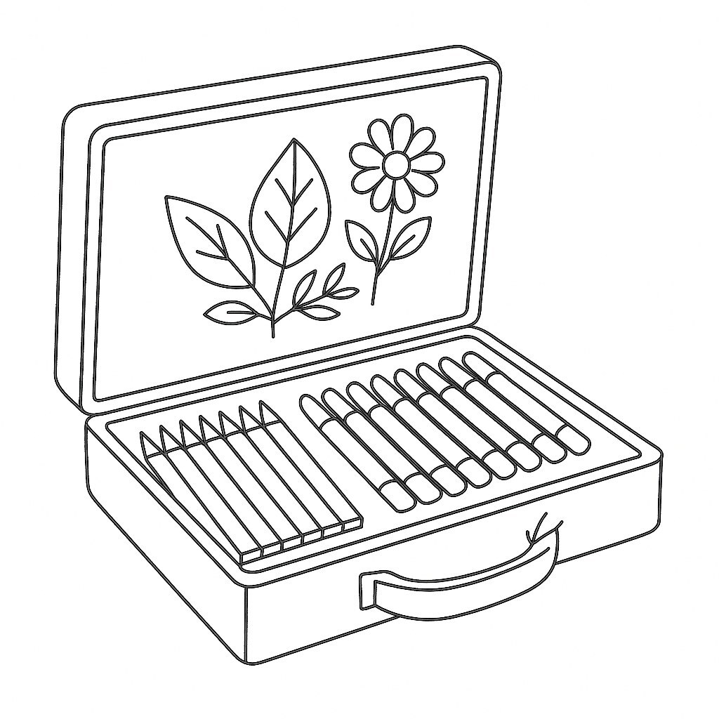 Nature Coloring Set
