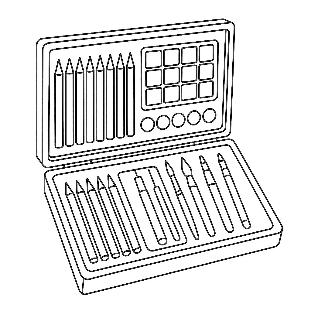 Art Coloring Set