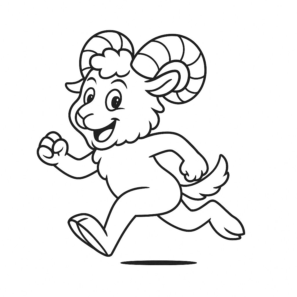 Dynamic Cartoon Aries