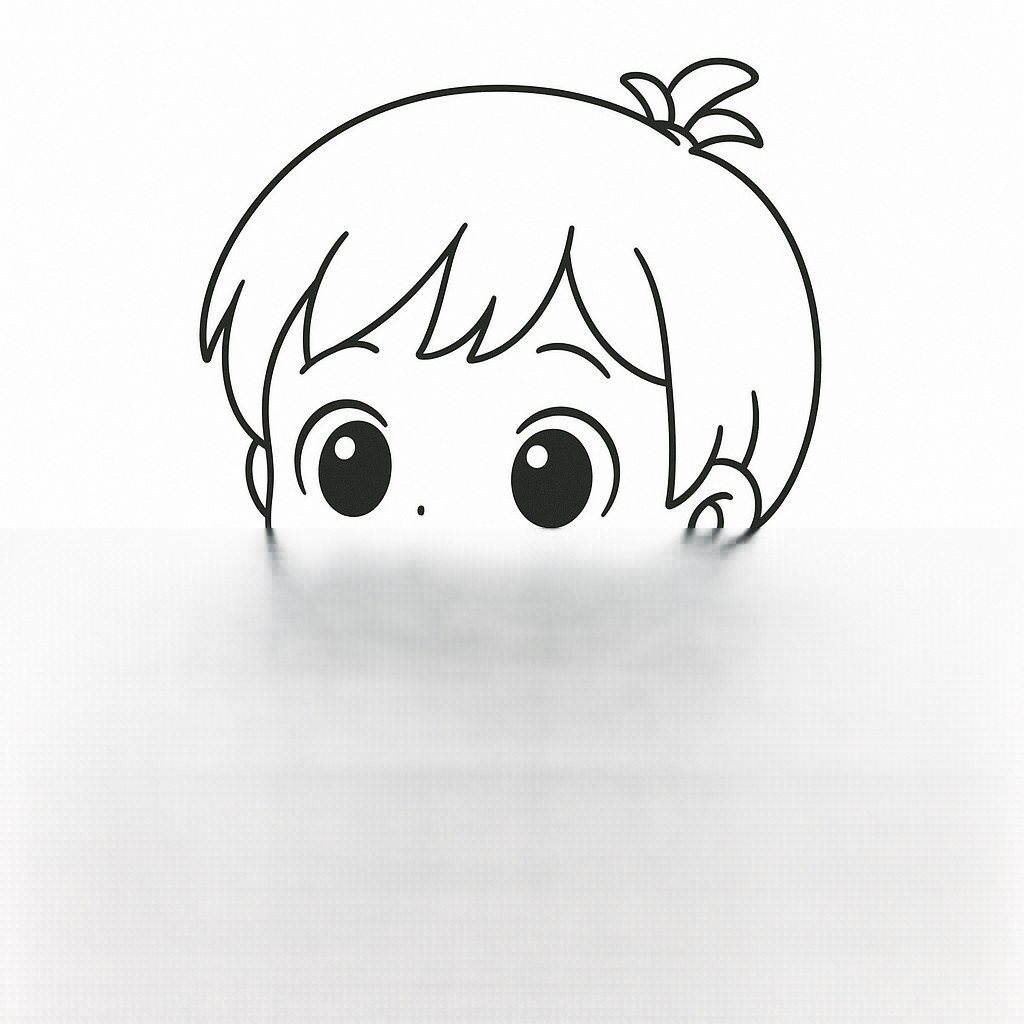 Little Bun in Chibi Cartoon Style