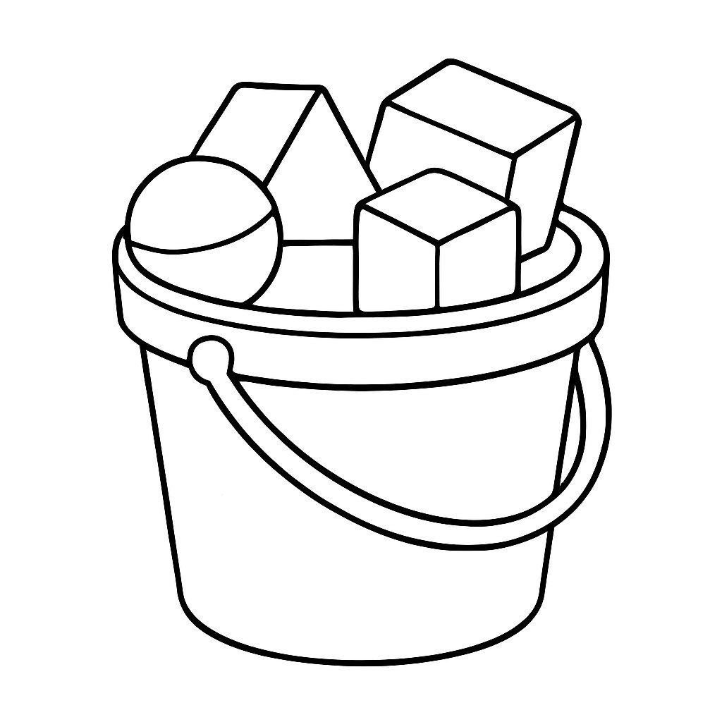 Children's Toy Bucket