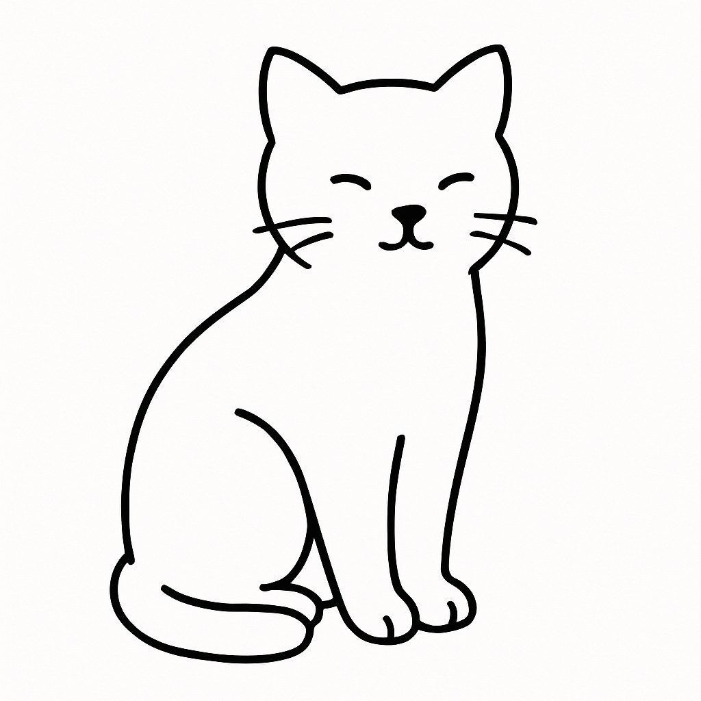 Minimalist Cat Style