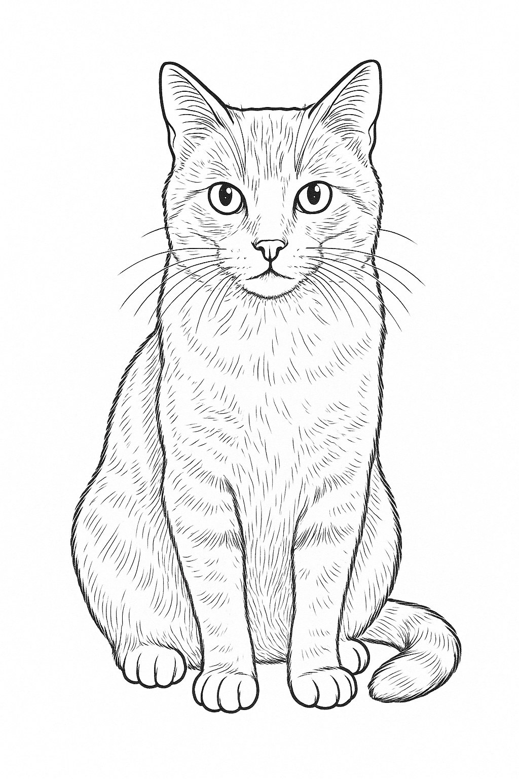 Realistic Cat Portrait