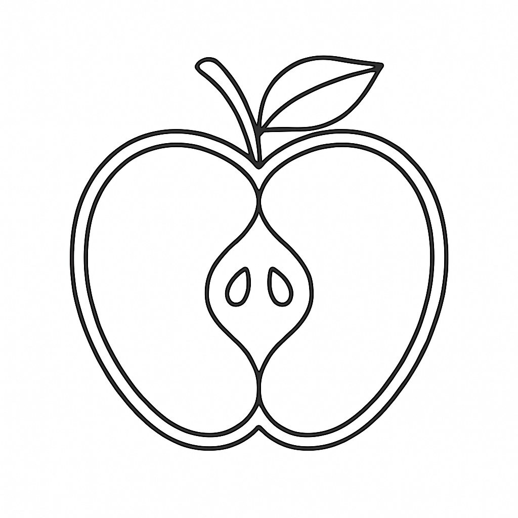 Half-Cut Apple