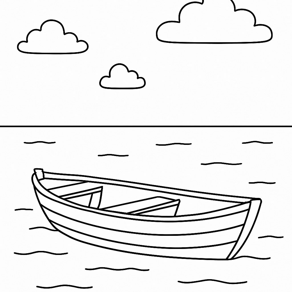 Boat on the Calm Sea