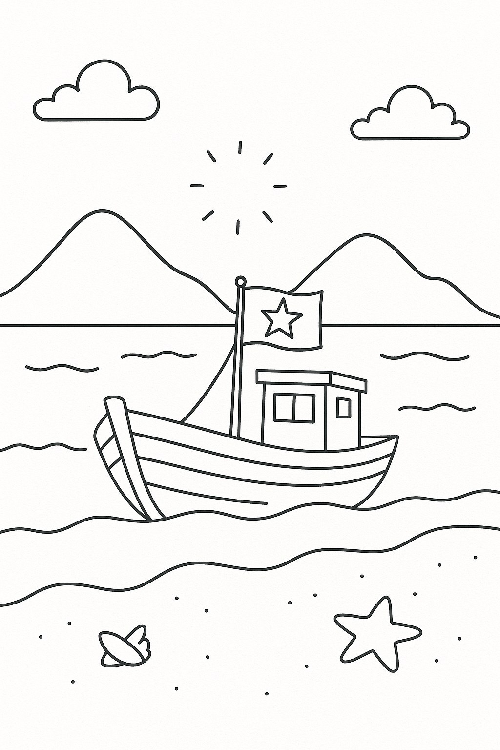 Free Island and Ocean Coloring Pages for Kids 2026