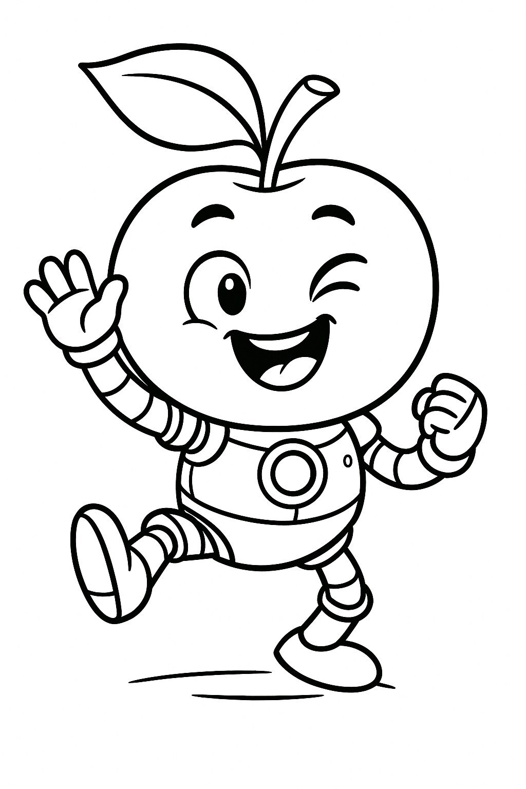 Funny Fruit Robot