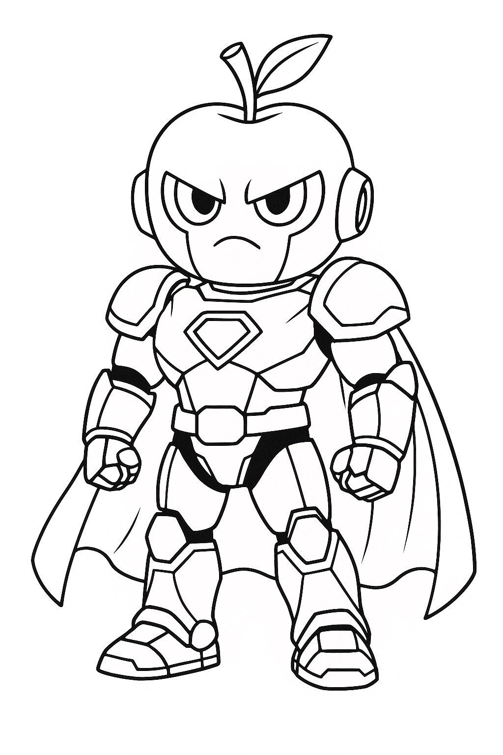 Superhero Fruit Robot