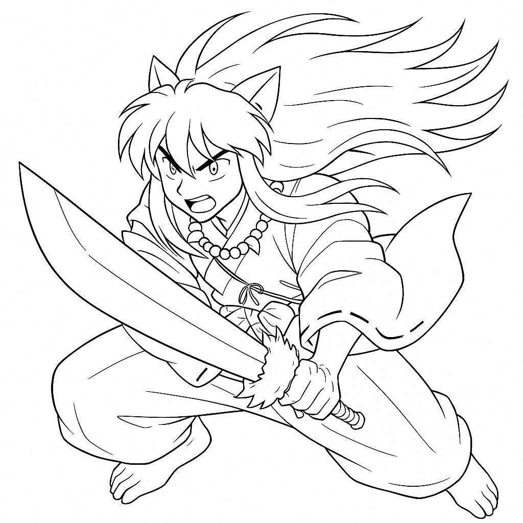 Inuyasha in Battle