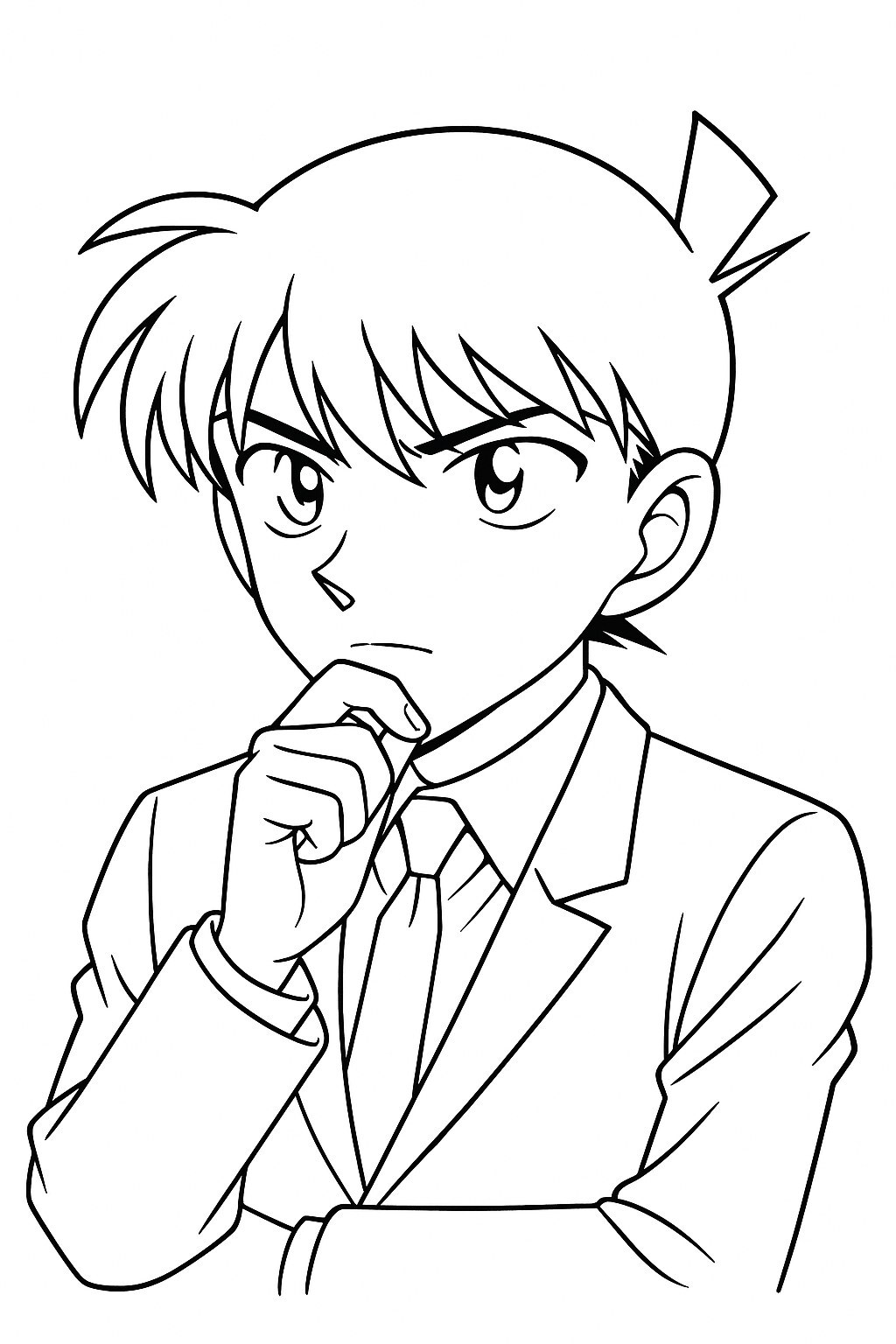 Kudo Shinichi in Deep Thought