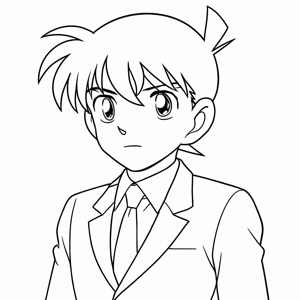 Kudo Shinichi Coloring Pages for Kids – Best Collection 2026