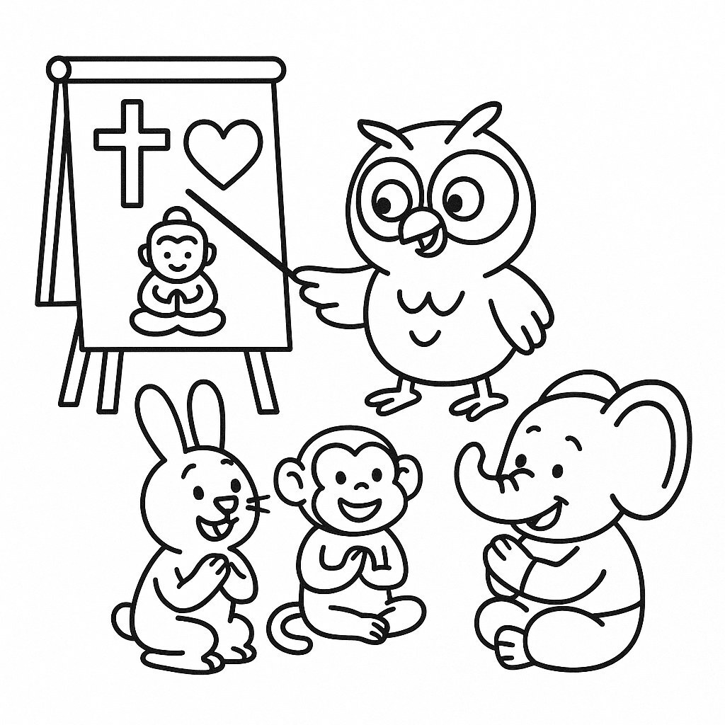 Educational Cartoon Style