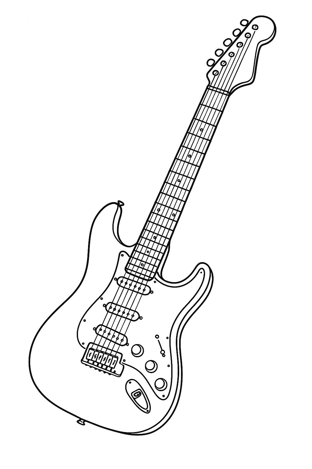 Modern Electric Guitar