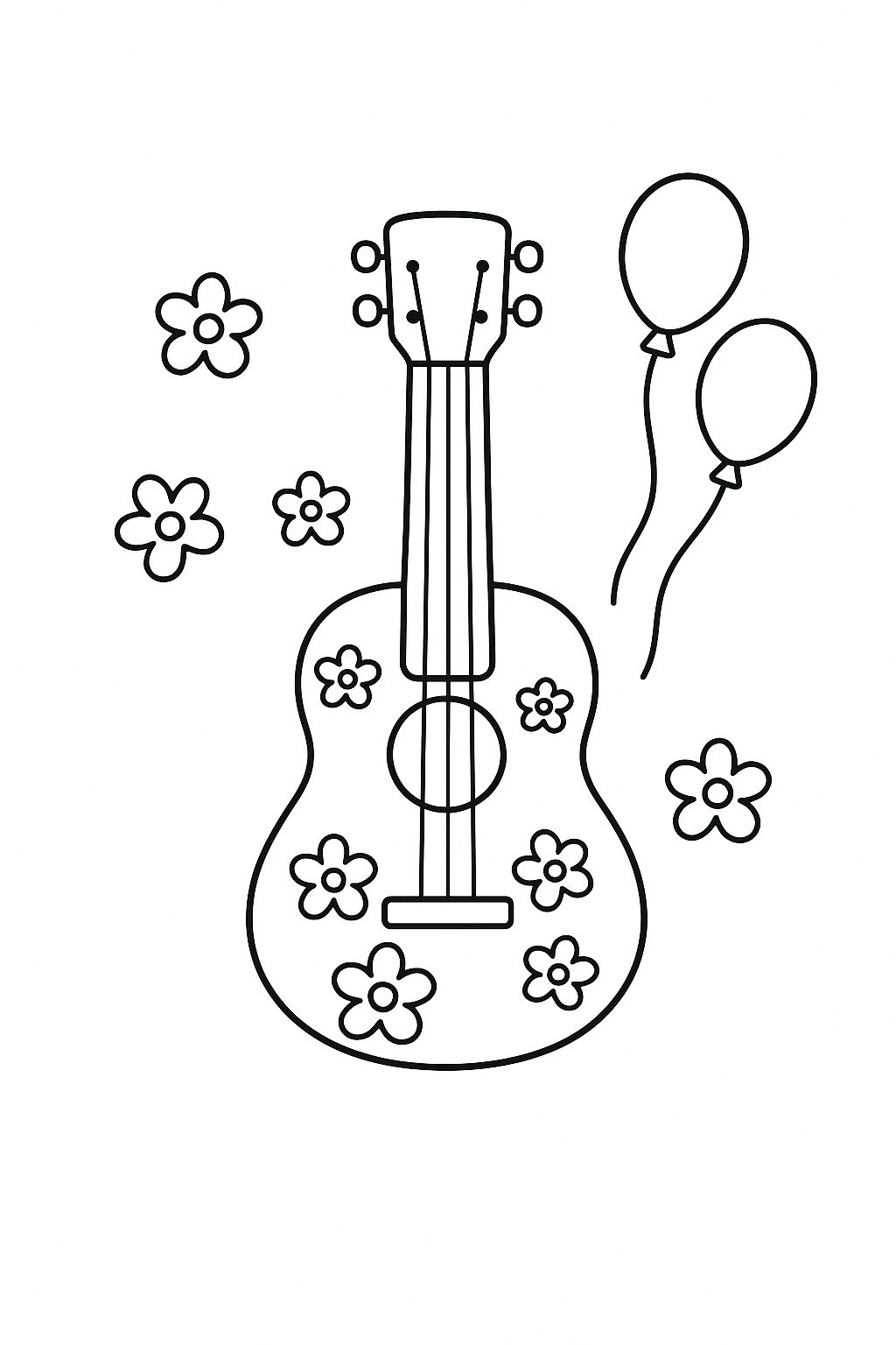 Musical Instrument Coloring Pages for Kids – Creative Fun 2026