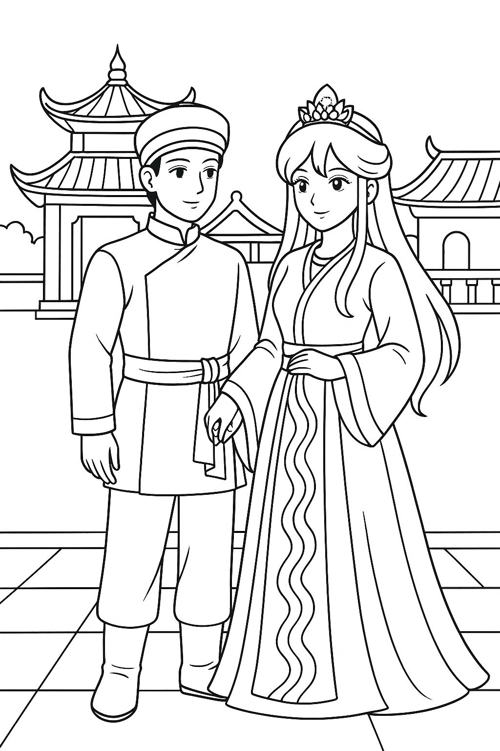 Prince and Princess Coloring Pages for Kids – Most Beautiful 2026