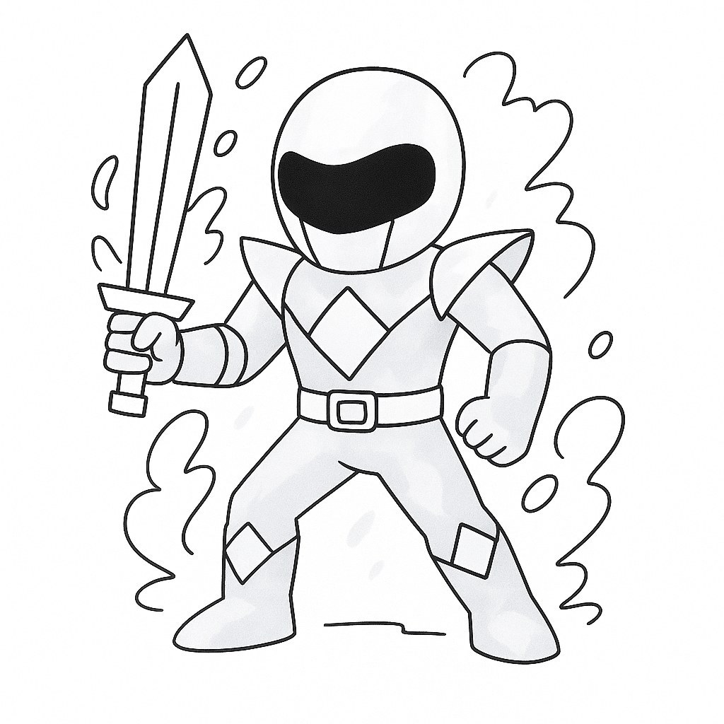 Ice Sword Superhero
